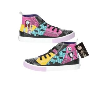 Nightmare Before Christmas Character High-Top Sneakers